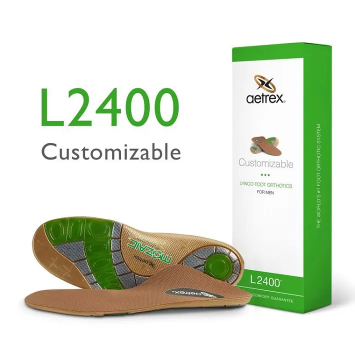 Discount Aetrex Men'S Customizable Orthotics - Insole For Personalized Comfort