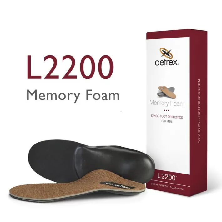 Sale Aetrex Men'S Memory Foam Orthotics - Insole For Extra Cushioning