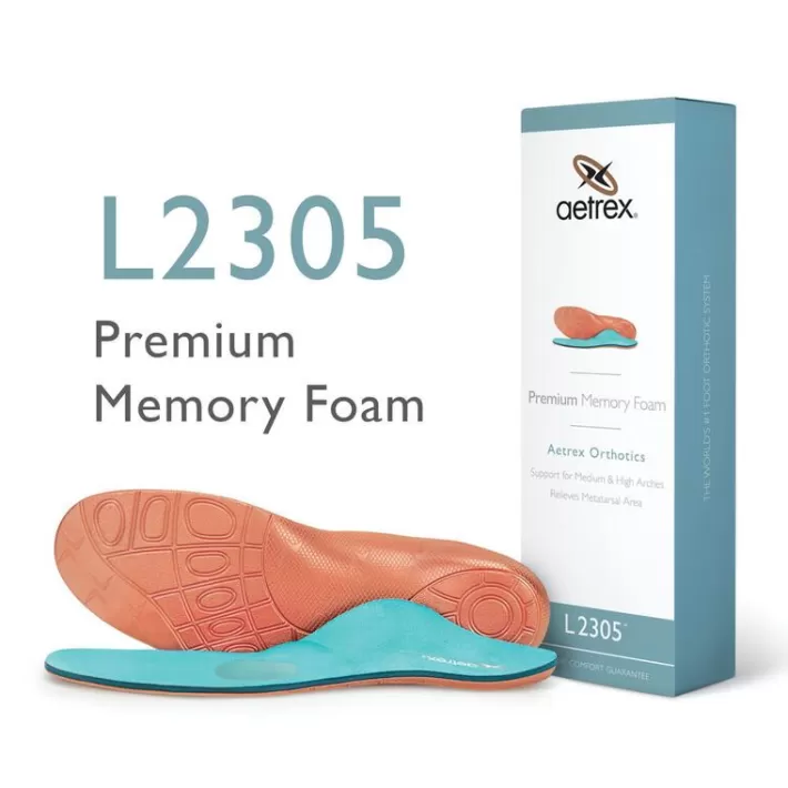 Cheap Aetrex Men'S Premium Memory Foam Orthotics W/ Metatarsal Support
